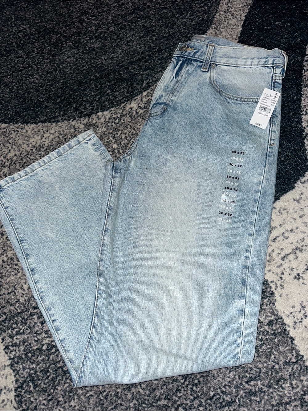 PacSun Men's Light Blue Denim Jeans